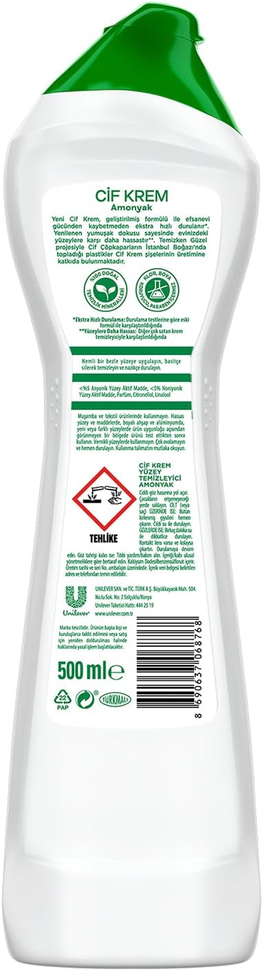 Raykush Art Ammonium 500mL CIF Cream Cleaner