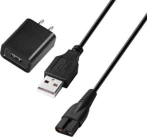 kensen Replacement USB Charging Cable for Head Shaver, Compatible with CHLANT/Tiklean/dghvin