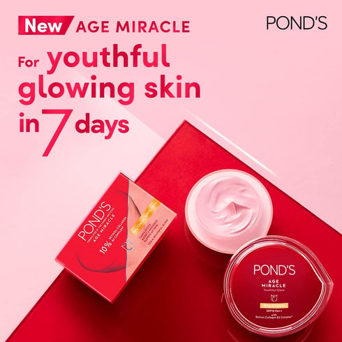 Pond's Age Miracle Whip for a Youthful Glow - With Retinol-C & Hydrolyzed Milk Protein, 35g (1.23 Ounce)