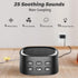 Sleepbox Sleep White Noise Sound Machine with 25 Soothing Sounds, 36 Volume Levels, Portable Size for Home Office and