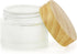 ZENFUN 16 Pieces Glass Cosmetic Containers, 50 Gram/50ml, Leak-proof Small Makeup Sample Jars, Refillable Travel Jars