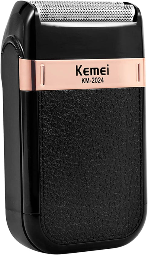 KEMEI Men's Electric Razor - Waterproof Cordless Precision Beard Trimmer, USB Rechargeable Grooming Razor