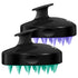 HEETA Hair Scalp Massager Shampoo Brush 2 Pack - Waterproof Hair Scrubber with Soft Silicone Bristles for Men & Women