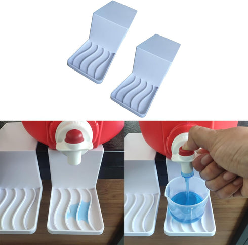 SUXINRY Laundry Detergent Drip Catcher To Prevent Mess Detergent Station Tub Organizers Slide Holder Cup Under Soap