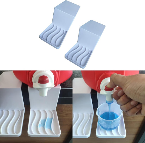 SUXINRY Laundry Detergent Drip Catcher To Prevent Mess Detergent Station Tub Organizers Slide Holder Cup Under Soap