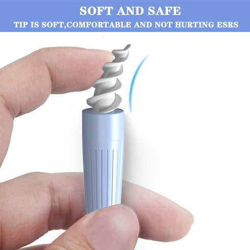 3 in 1 Ear Wax Removal Tool, 2024 Q-Grips Reusable Ear Wax Remover with Washable Soft Silicone Tips for Deep Cleaner
