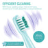 Vekkia Dragon Lord Electric Toothbrush Replacement Heads, 4 Pack, 7X More Plaque Removal, Blue