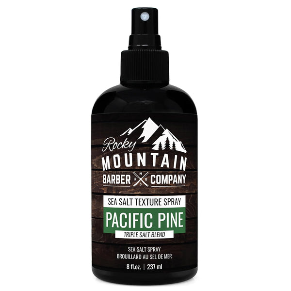 Rocky Mountain Barber Company Sea Salt Spray for Men - Adds Volume and Texture, Light Hold for All Hair Types