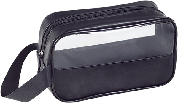 ANEMEL Waterproof Toiletry Travel Wash Bag, Portable Organizer for Women and Men, Black