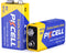 PKCELL 9 Volt Battery, 2 Pack 9V Batteries for Smoke Detector, Alarms, 6F22
