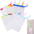 10PCS Random Color Soap Bags, Handmade Soap Bubble Mesh Bags for Bath and Shower Cleaning Tool