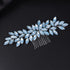 Women Dainty Simple Full Rhinestones Bride Wedding Hair Comb Luxurious Shiny Bridal Side Hair Accessories