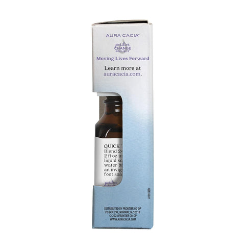 Aura Cacia 100% Pure Peppermint Essential Oil, Therapeutic Grade, 15 ml in Box, Mentha piperita