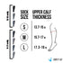 Thirty48 Graduated Calf Compression Sleeves, 15-20 OR 20-30 mmHg for Fast Recovery