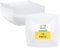 Restaurantware Moderna 32 Ounce Fancy Plastic Bowls, 10 Square Disposable Salad Bowls for Warm and Cold Foods