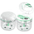 Denture Bath Cup, Retainer Cleaner Case Box, Night Mouth Guard Holder with Drain Tray for Travel Cleaning