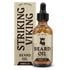 Striking Viking Vanilla Beard Oil for Men, Naturally Derived Conditioner with Argan & Jojoba Oils for Softening,
