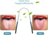 4 Pieces Stainless Steel Tongue Scrapers, Oral Cleaning Brushes for Bad Breath