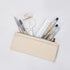 YONBEN Canvas Pencil Case, Zipper Storage Cosmetic Bag for Girls (Black, S)