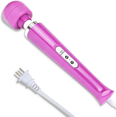 VZVJTR Handheld Electric Back Massager, 10 Speed Wired Deep Tissue Vibrating Massager for