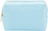 3 Pack Faux Leather Makeup Bag - Travel Cosmetic Pouches in 3 Pastel Colors