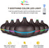 JoySusie 550ml 7 Diffusers for Essential Oils Large Room, Essential Oil Diffusers with Remote Control, Ultrasonic Oil
