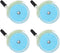 Gonehyu Stroller Wheels Replacement 4/6/8Pcs Baby Stroller Wheel Replacement Universal Silent Easy to