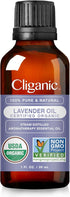 Cliganic Organic Lavender Essential Oil - 1oz - 100% Pure Natural Undiluted for Aromatherapy