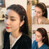 LOVEF 5 Pieces Fashion Headband for Women & Girls with Resin Plastic Teeth Comb Hair Hoop