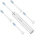 HEATSHAKING Electric Toothbrush for Adults Non-Rechargeable Soft Bristle Tooth Cleaner with Replacement Brush