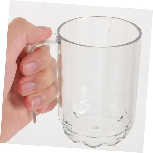 Set Round Mouthwash Basin with Cup and Spoon - Home & Salon Use