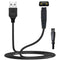 Microtouch Solo Electric Shaver Charger Cord, USB Charging Cable 31.5 in with Cleaning Brush