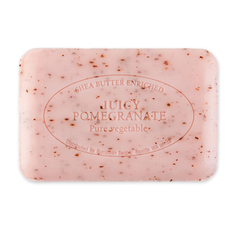 Pre de Provence Artisanal Soap Bar, Juicy Pomegranate, 8.8 Ounce, Organic Shea Butter