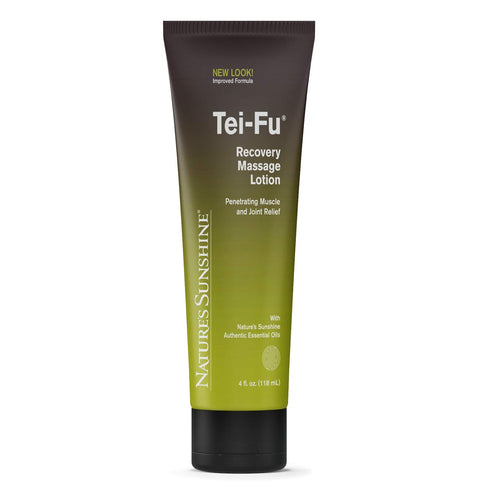 Tei-Fu Muscle Recovery Lotion by Nature's Sunshine, Natural Pain Relief Cream with Essential Oils for Sore Muscles