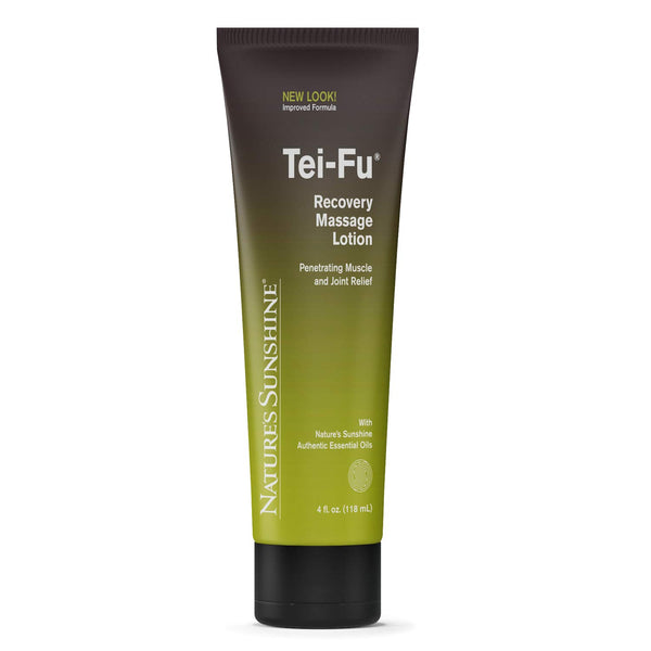 Tei-Fu Muscle Recovery Lotion by Nature's Sunshine, Natural Pain Relief Cream with Essential Oils for Sore Muscles