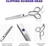 Professional Hair Scissors Barber Shears 6.5-inch - Salon Thinning Scissors for Women, Men, Kids, Home