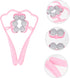 ORFOFE Handheld Manual Neck Massager with Six Firm Balls for Targeted Shoulder Relaxation Portable Deep Tissue Massage