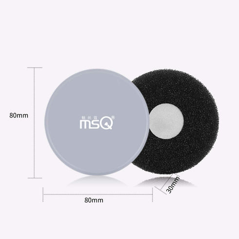 MSQ Brush Cleaner Color Removal Sponge, Quick Makeup Brush Cleaner Sponge, Compact Size for Travel
