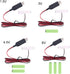 2M LR6 AA Battery Eliminator USB Power Supply Cable Replace 1-4pcs 1.5V AA Battery (6V)
