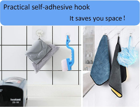 Magic Window Cleaning Brush Set, Hand-held Groove Gap Cleaning Tools for Window Blind and Sliding Door Track