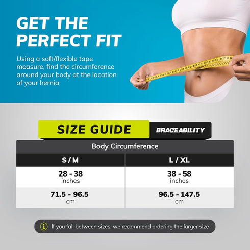 BraceAbility Umbilical Hernia Belt - Abdominal Binder Truss with Compression Pad for Navel, Ventral, Hiatal Relief