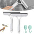 HBBDYLMY 3 in 1 Window Cleaning Scraper, Squeegee with Sprayer, All-in-One Glass Cleaner
