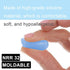 Ear Plugs for Sleeping, Reusable Silicone Moldable Noise Cancelling Earplugs for Swimming, Snoring