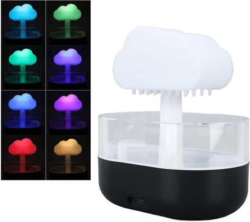 RASTKY 7 Aromatherapy Diffuser Design Essential Oil USB Humidifier for Sleeping Office Bedroom Colors LED Light