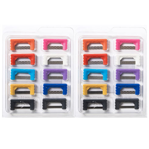 Dental Polishing Strips 2 Packs - Orthodontic IPR Striping System for Teeth Interproximal Reduction, Single-Hand Use
