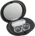 MUDOR Exquisite Contact Lens Case, Mini Travel Kit with Remover Tool, Black