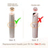 Replacement Heads for Flawless Finishing Touch Generation 3 Facial Hair Remover - New Blades for Flawless Razor