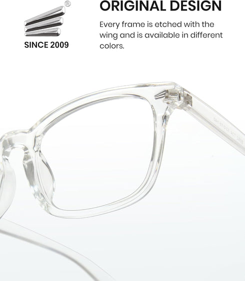 Cyxus Blue Light Glasses for Men and Women - UV Blocking, Reduce Eye Strain for Computer Screen, Model 8082