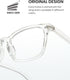 Cyxus Blue Light Glasses for Men and Women - UV Blocking, Reduce Eye Strain for Computer Screen, Model 8082