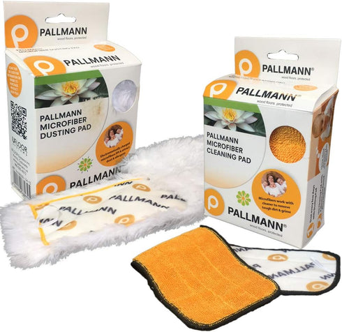 Pallmann New Microfiber Cleaning and Microfiber Dusting Replacement Pads. (Value Pack)